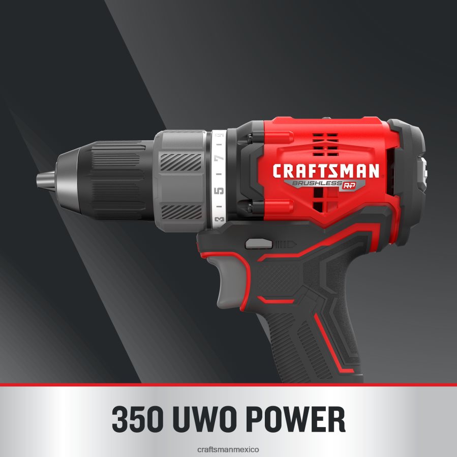 Herramientas eléctricas mx CRAFTSMAN Kit combinado de herramientas eléctricas sin escobillas v20 rp de 2 herramientas con estuche blando (2 baterías incluidas y cargador incluido) V6B4N214