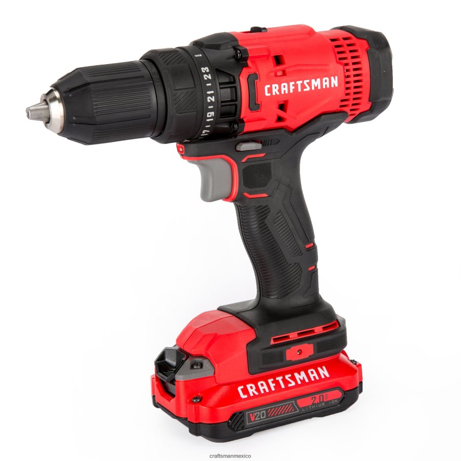 Herramientas eléctricas mx CRAFTSMAN Kit combinado de herramientas eléctricas v20 de 6 herramientas con estuche blando (2 baterías incluidas y cargador incluido) V6B4N26