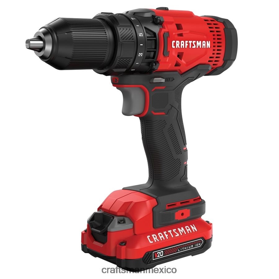 Herramientas eléctricas mx CRAFTSMAN Kit combinado de herramientas eléctricas v20 de 6 herramientas con estuche blando (2 baterías incluidas y cargador incluido) V6B4N26