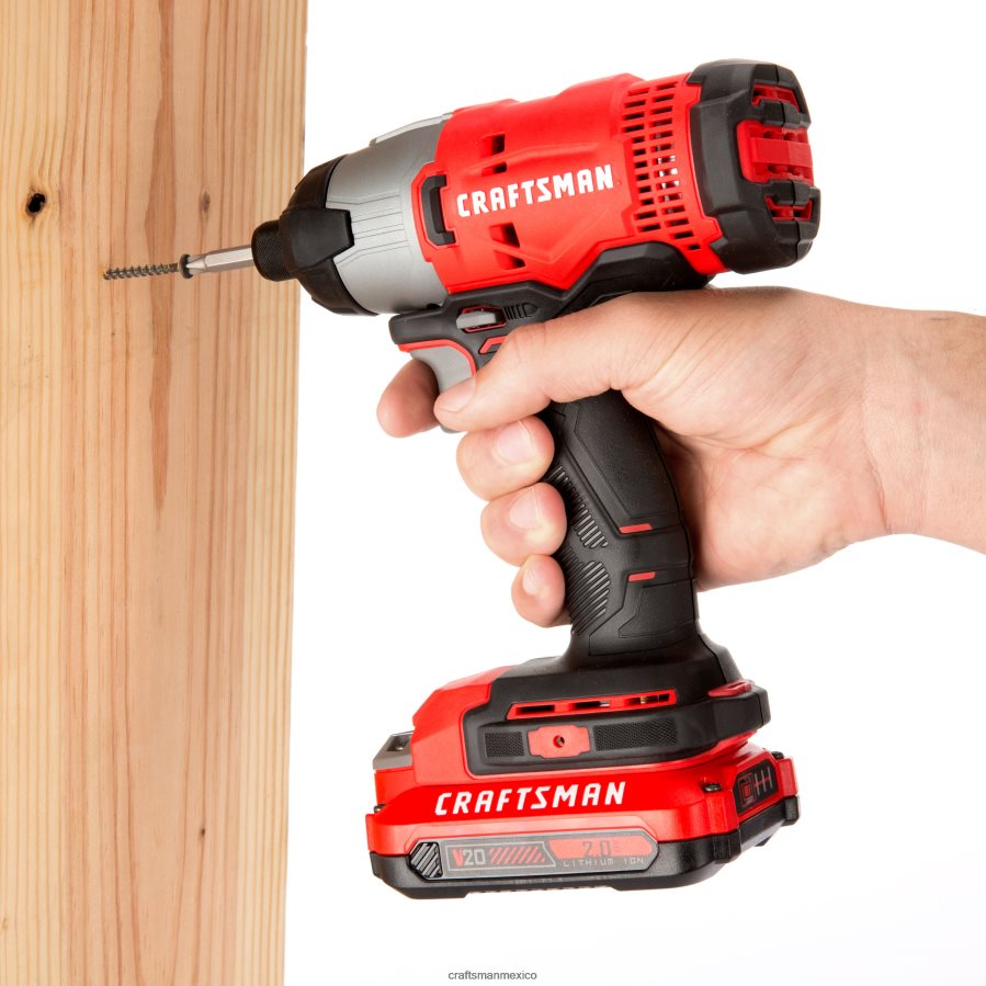 Herramientas eléctricas mx CRAFTSMAN Kit combinado de herramientas eléctricas v20 de 6 herramientas con estuche blando (2 baterías incluidas y cargador incluido) V6B4N26
