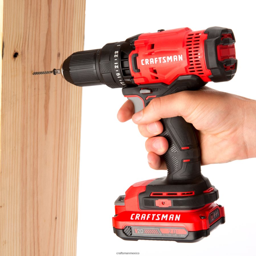 Herramientas eléctricas mx CRAFTSMAN Kit combinado de herramientas eléctricas v20 de 6 herramientas con estuche blando (2 baterías incluidas y cargador incluido) V6B4N26
