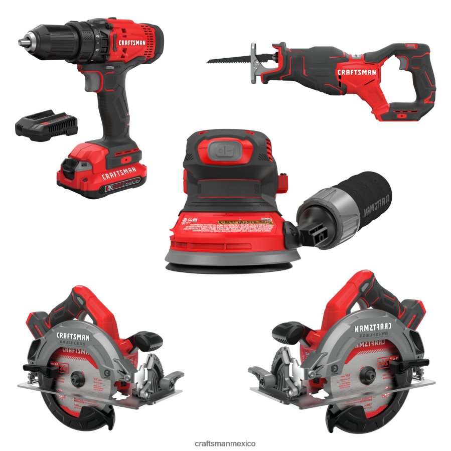 Herramientas eléctricas mx CRAFTSMAN kit combinado de herramientas eléctricas V6B4N253