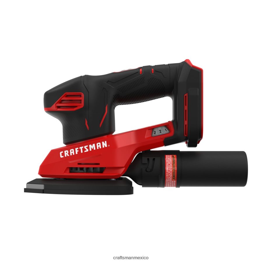 Herramientas eléctricas mx CRAFTSMAN Lijadora de detalles inalámbrica de 20 voltios con gestión del polvo V6B4N276