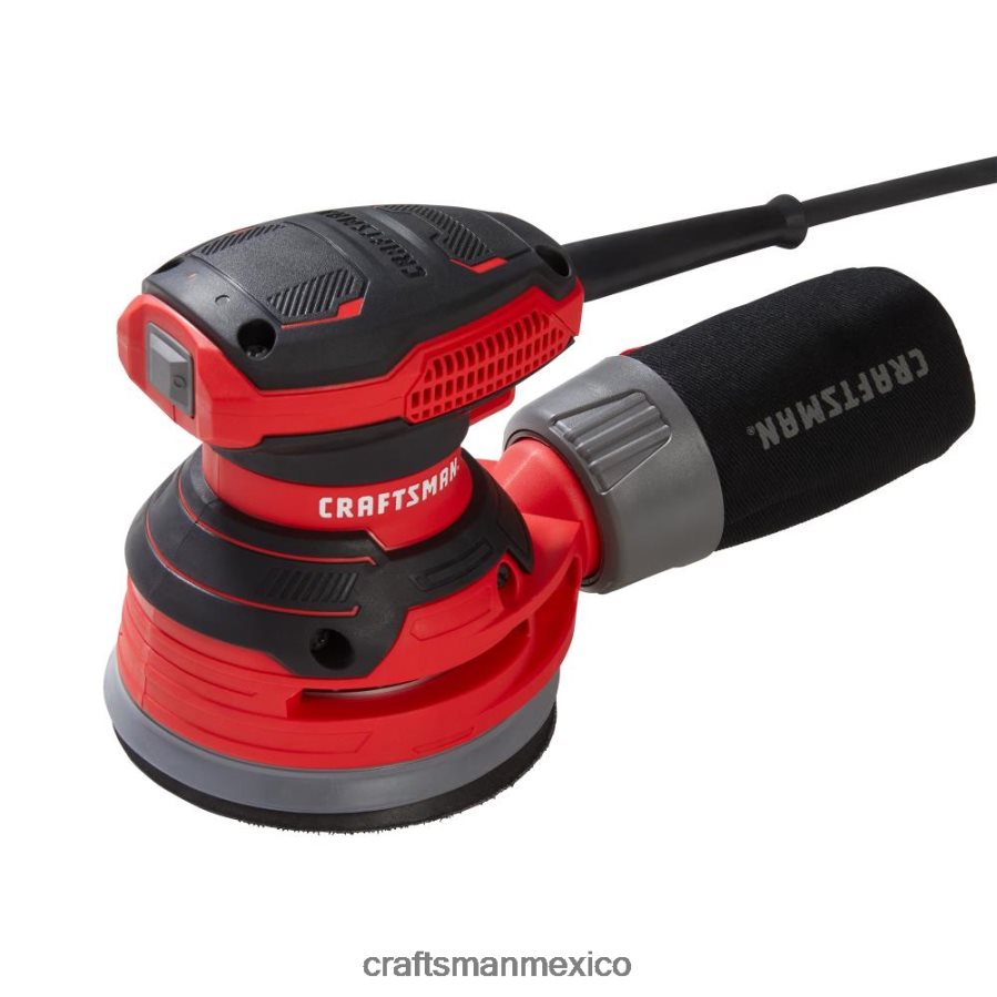 Herramientas eléctricas mx CRAFTSMAN Lijadora orbital aleatoria con cable de 120 voltios y 3 amperios con control de polvo V6B4N223
