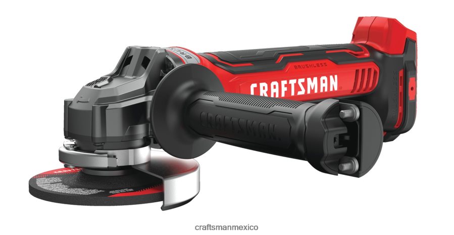 Herramientas eléctricas mx CRAFTSMAN Amoladora angular inalámbrica sin escobillas con interruptor de paleta máx. v20 de 4,5 pulgadas y 20 voltios (solo herramienta) V6B4N237