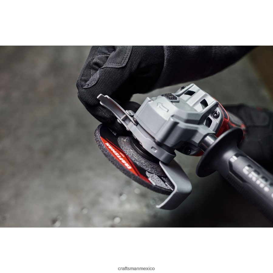 Herramientas eléctricas mx CRAFTSMAN v20 rp Amoladora angular inalámbrica sin escobillas con interruptor de paleta máx. de 4,5 pulgadas y 20 voltios (solo herramienta) V6B4N226