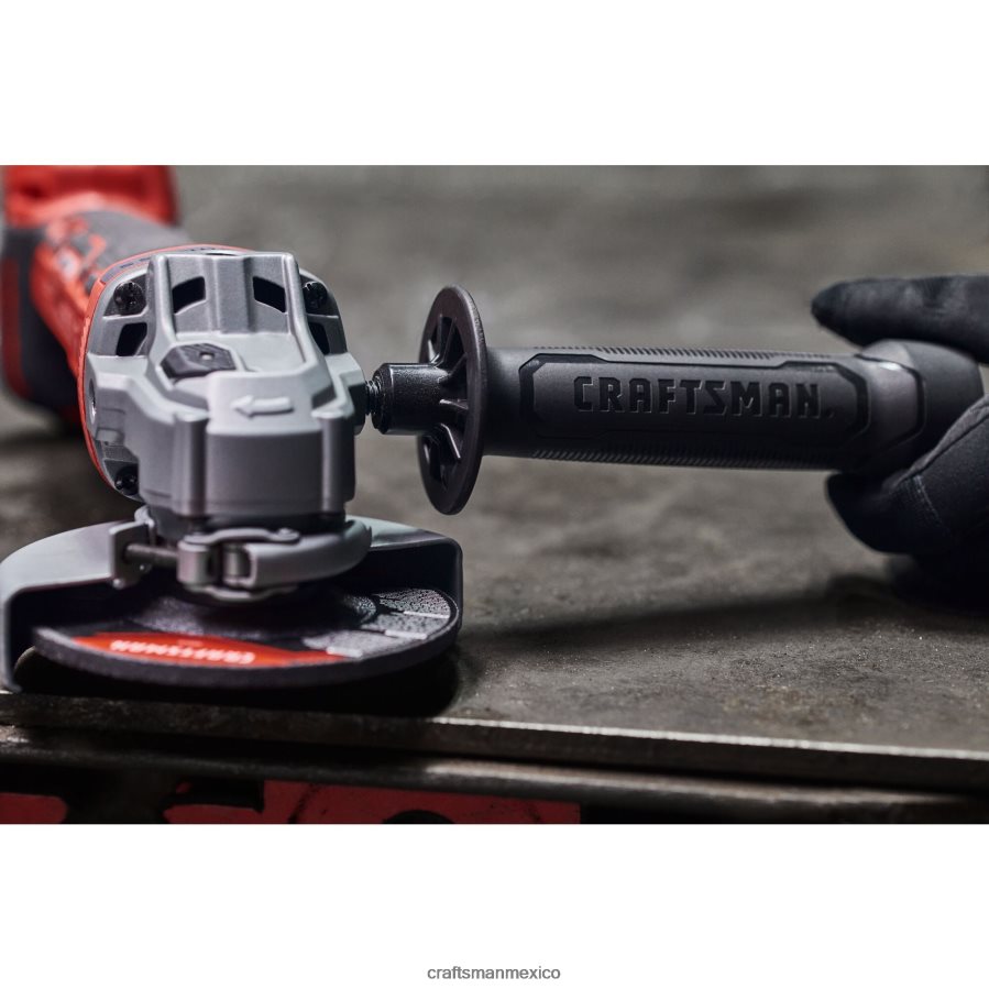 Herramientas eléctricas mx CRAFTSMAN v20 rp Amoladora angular inalámbrica sin escobillas con interruptor de paleta máx. de 4,5 pulgadas y 20 voltios (solo herramienta) V6B4N226
