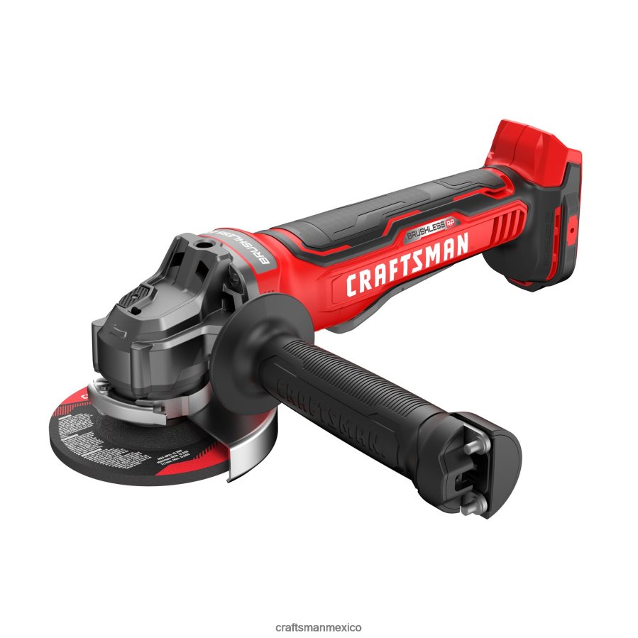 Herramientas eléctricas mx CRAFTSMAN v20 rp Amoladora angular inalámbrica sin escobillas con interruptor de paleta máx. de 4,5 pulgadas y 20 voltios (solo herramienta) V6B4N226