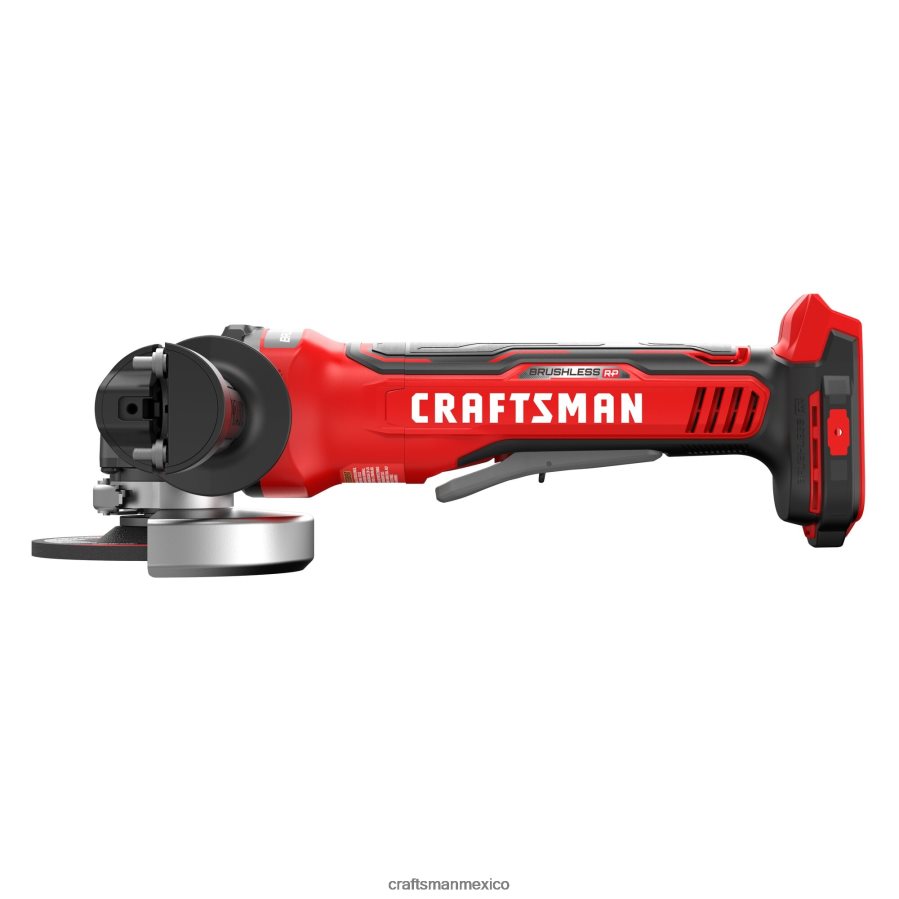 Herramientas eléctricas mx CRAFTSMAN v20 rp Amoladora angular inalámbrica sin escobillas con interruptor de paleta máx. de 4,5 pulgadas y 20 voltios (solo herramienta) V6B4N226