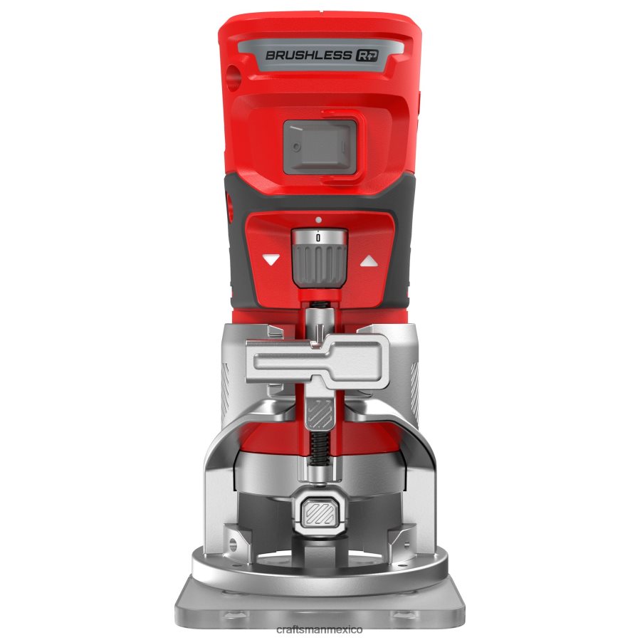 Herramientas eléctricas mx CRAFTSMAN Enrutador inalámbrico fijo sin escobillas de velocidad variable de 1/4 de pulgada (herramienta básica) V6B4N297