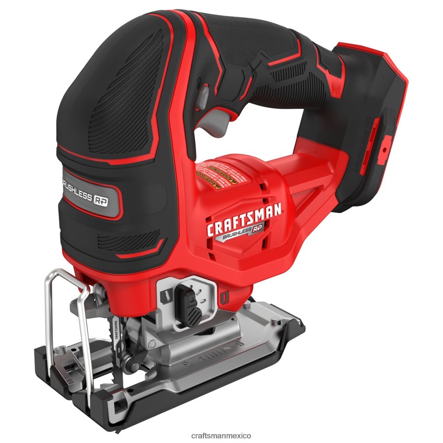 Herramientas eléctricas mx CRAFTSMAN Sierra de vaivén inalámbrica sin llave, de velocidad variable y sin escobillas v20 rp, 20 voltios máx. (herramienta básica) V6B4N28