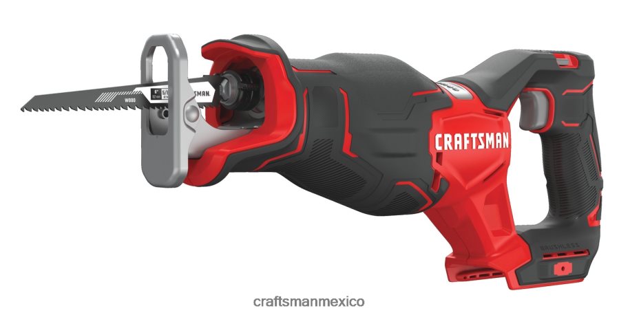 Herramientas eléctricas mx CRAFTSMAN Sierra recíproca inalámbrica sin escobillas v20 de velocidad variable máxima de 20 voltios (herramienta básica) V6B4N236