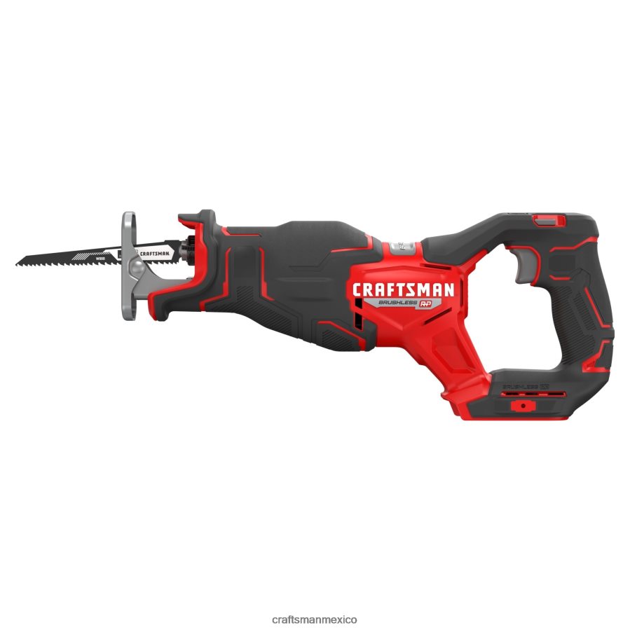 Herramientas eléctricas mx CRAFTSMAN Sierra recíproca inalámbrica sin escobillas v20 rp de velocidad variable máxima de 20 voltios (herramienta básica) V6B4N221