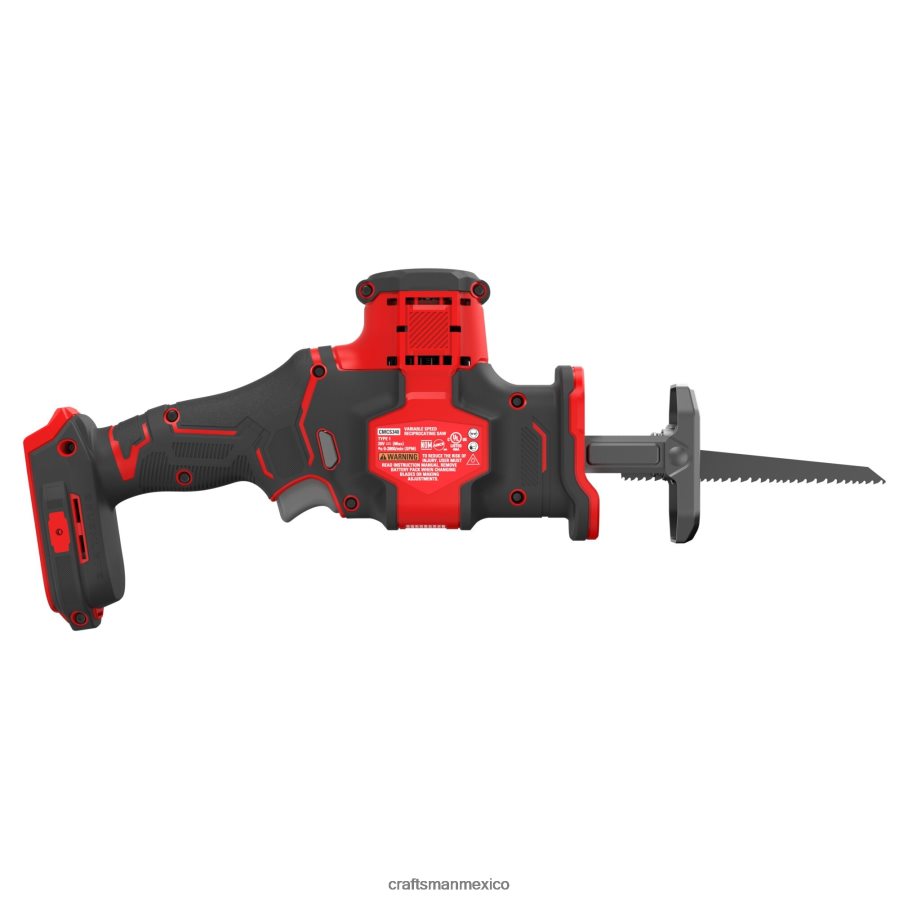 Herramientas eléctricas mx CRAFTSMAN Sierra recíproca inalámbrica sin escobillas v20 rp de velocidad variable máxima de 20 voltios (herramienta básica) V6B4N234