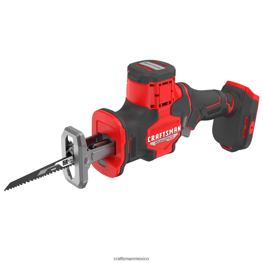 Herramientas eléctricas mx CRAFTSMAN Sierra recíproca inalámbrica sin escobillas v20 rp de velocidad variable máxima de 20 voltios (herramienta básica) V6B4N234