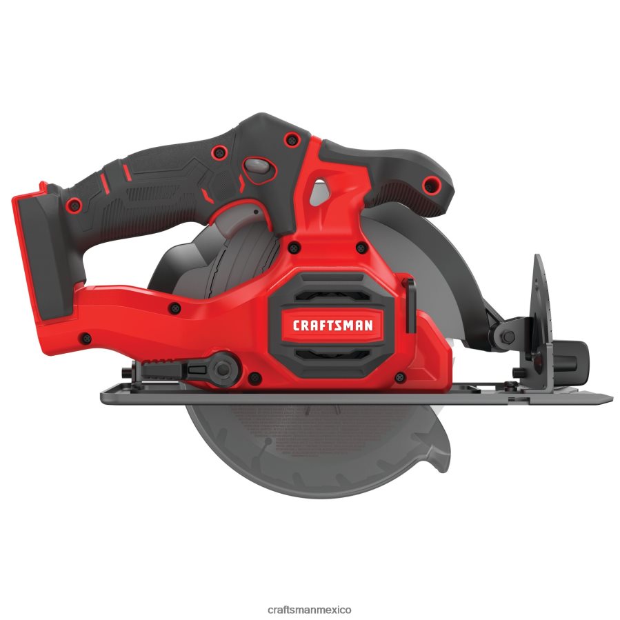 Herramientas eléctricas mx CRAFTSMAN Sierra circular compacta inalámbrica v20 de 20 voltios máx. de 6-1/2 pulgadas (herramienta básica) V6B4N228