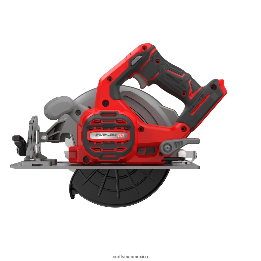 Herramientas eléctricas mx CRAFTSMAN Sierra circular inalámbrica sin escobillas v20 rp de 20 voltios máx. 7-1/4 pulgadas (herramienta básica) V6B4N23