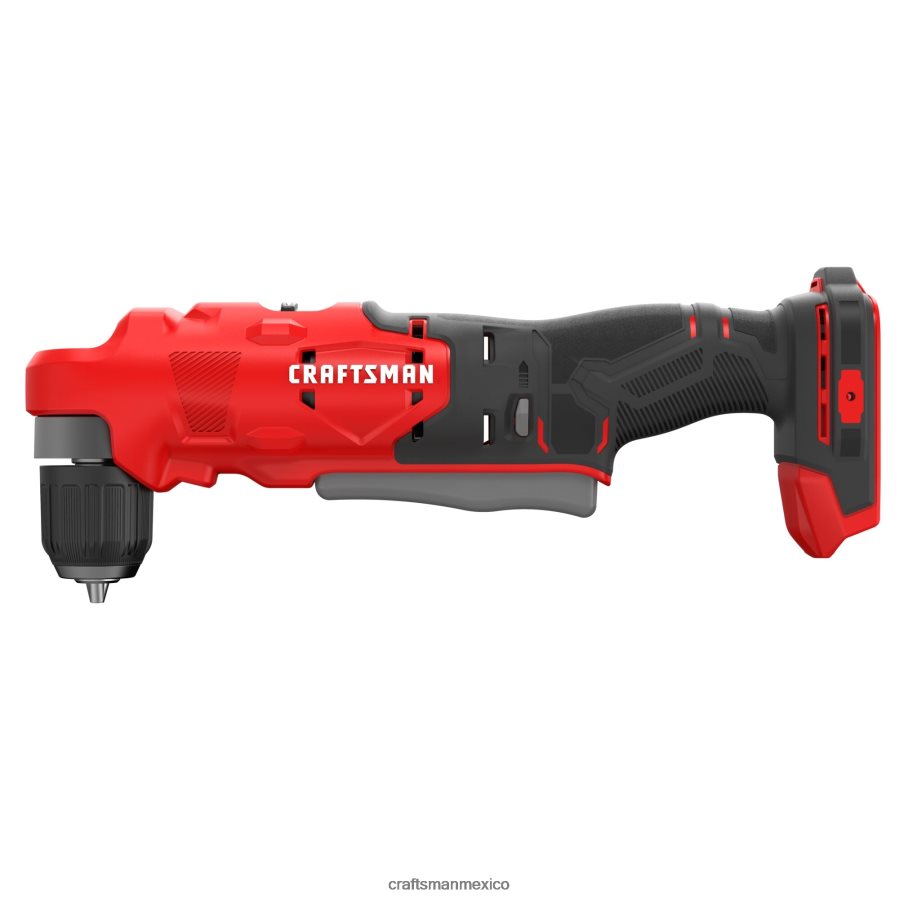Herramientas eléctricas mx CRAFTSMAN Taladro inalámbrico de ángulo recto v20 de 20 voltios y 3/8 pulgadas V6B4N2113