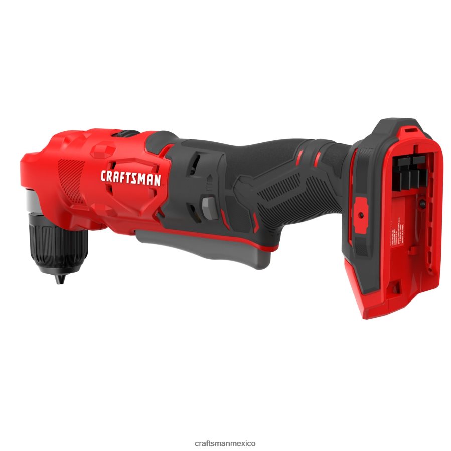 Herramientas eléctricas mx CRAFTSMAN Taladro inalámbrico de ángulo recto v20 de 20 voltios y 3/8 pulgadas V6B4N2113