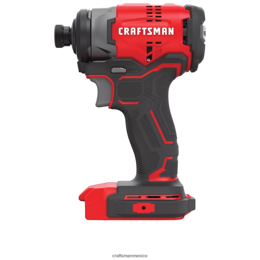 Herramientas eléctricas mx CRAFTSMAN Controlador de impacto inalámbrico sin escobillas v20 de 20 voltios máx. de 1/4 de pulgada V6B4N2115