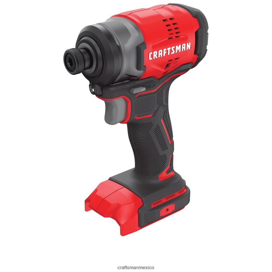 Herramientas eléctricas mx CRAFTSMAN Controlador de impacto inalámbrico sin escobillas v20 de 20 voltios máx. de 1/4 de pulgada V6B4N2115