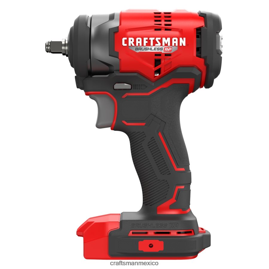 Herramientas eléctricas mx CRAFTSMAN v20 rp Llave de impacto inalámbrica con accionamiento de 3/8 pulgadas, velocidad variable máxima, sin escobillas, 20 voltios (herramienta básica) V6B4N227