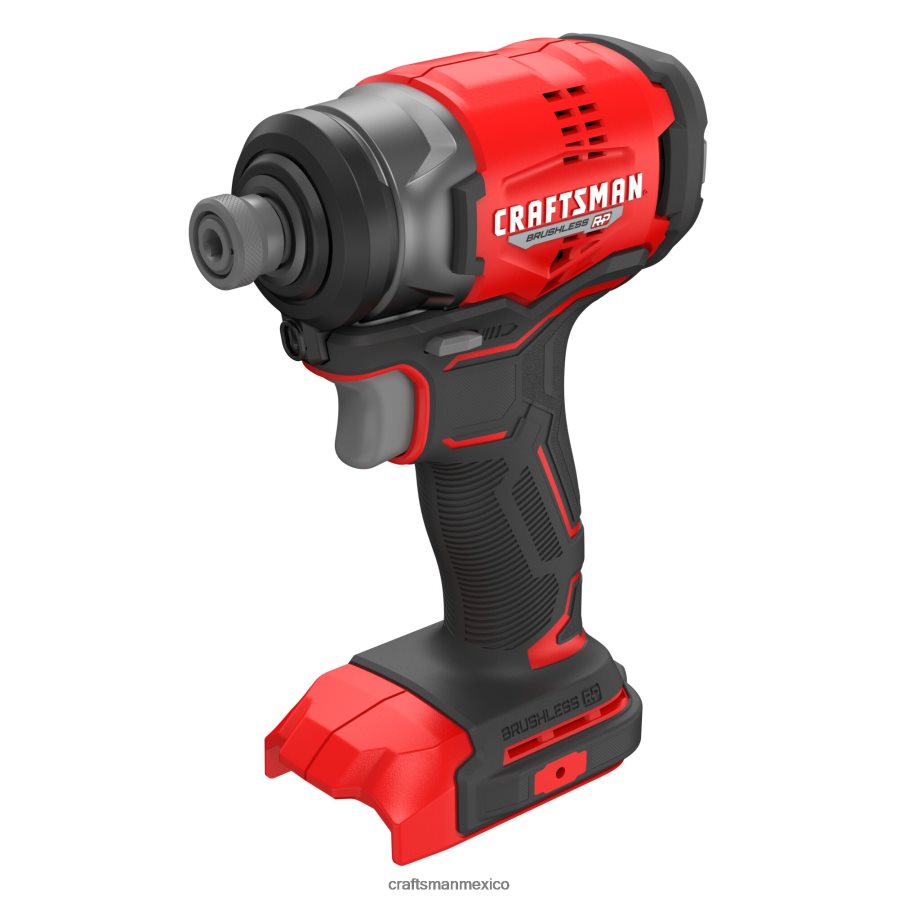 Herramientas eléctricas mx CRAFTSMAN v20 rp Llave de impacto inalámbrica con accionamiento de 3/8 pulgadas, velocidad variable máxima, sin escobillas, 20 voltios (herramienta básica) V6B4N227