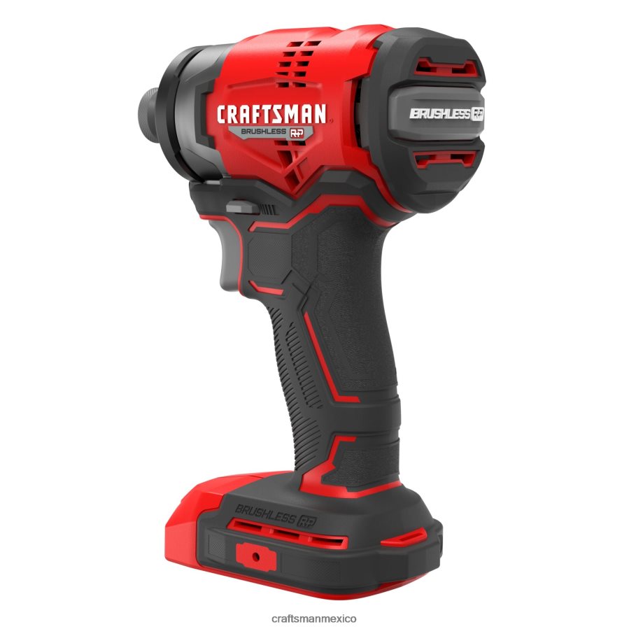Herramientas eléctricas mx CRAFTSMAN v20 rp Llave de impacto inalámbrica con accionamiento de 3/8 pulgadas, velocidad variable máxima, sin escobillas, 20 voltios (herramienta básica) V6B4N227