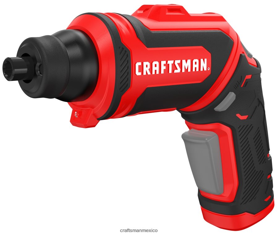 Herramientas eléctricas mx CRAFTSMAN Destornillador inalámbrico de 4 voltios y 1/4 de pulgada (1 batería incluida y cargador incluido) V6B4N2152