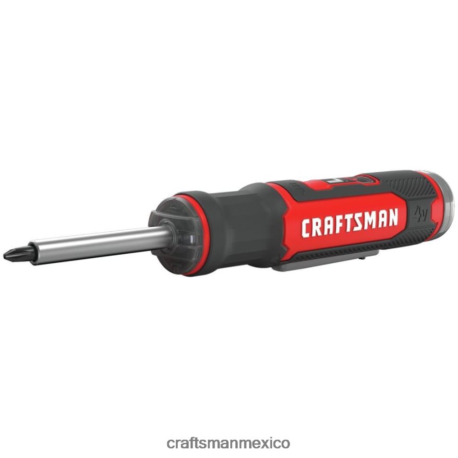 Herramientas eléctricas mx CRAFTSMAN Destornillador inalámbrico de 4 voltios y 3/8 pulgadas (1 batería incluida y cargador incluido) V6B4N2156