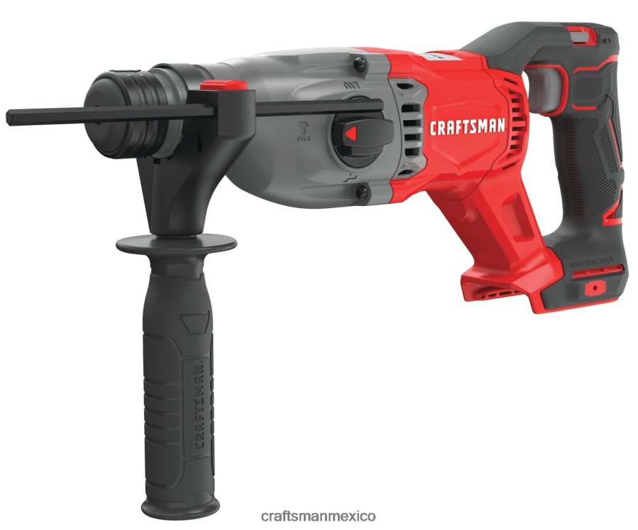 Herramientas eléctricas mx CRAFTSMAN Taladro percutor inalámbrico de velocidad variable v20, 20 voltios máx., 1 pulgada, sds-plus (herramienta básica) V6B4N2106